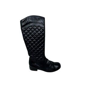 Corso Como Riding Boots Santona Quilted black leather